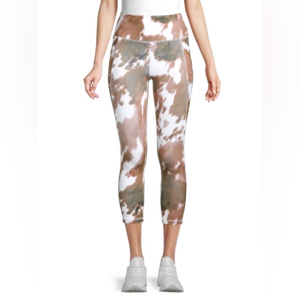 X by Gottex cow print leggings